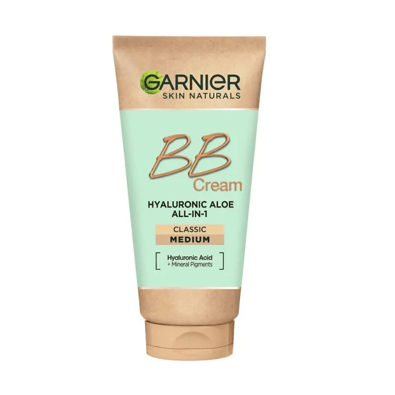 Garnier, Hyaluronic Aloe All-In-1 BB Cream hydratačný BB krém pre všetky typy pleti Sienna 50ml