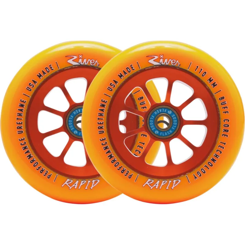 River Naturals Rapid Pro Scooter Wheels 2-Pack - Sunset