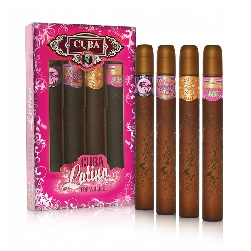 Cuba Original, Cuba Latino sada Copacabana parfumovaná voda 35ml + Carnaval parfumovaná voda 35ml + Maya parfumovaná voda 35ml + Cactus parfumovaná vo