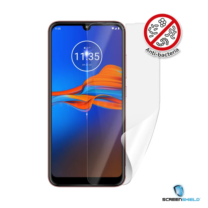 Screenshield Anti-Bacteria MOTOROLA Moto E6 Plus XT2025 folie na displej MOT-E6PLXT2025AB-D