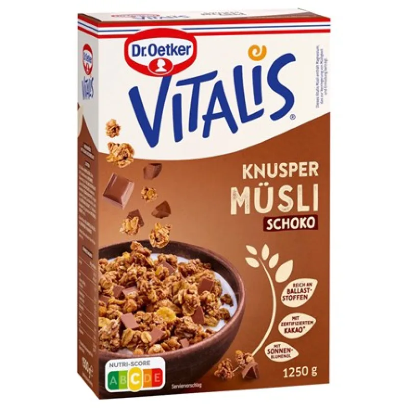 Dr. Oetker Vitalis müsli čokoláda 1,25 kg