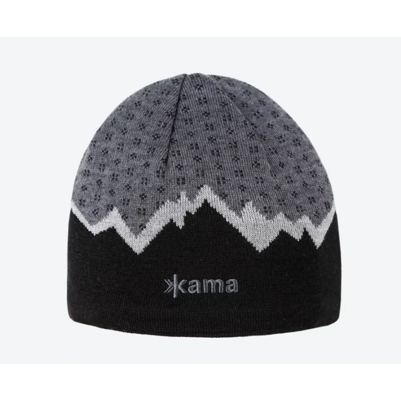 Merino čepice Kama A169 110 černá