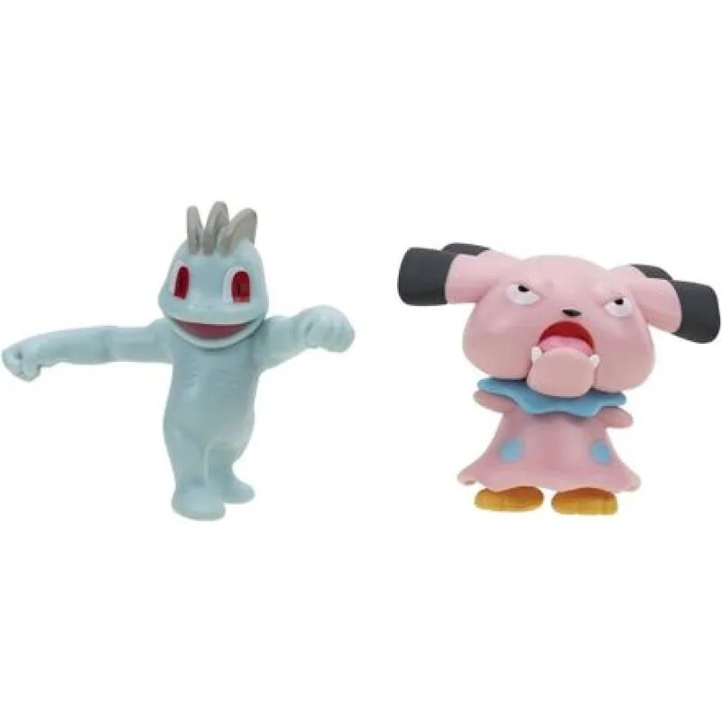 Jazwares Pokémon figurky Machop a Snubbull