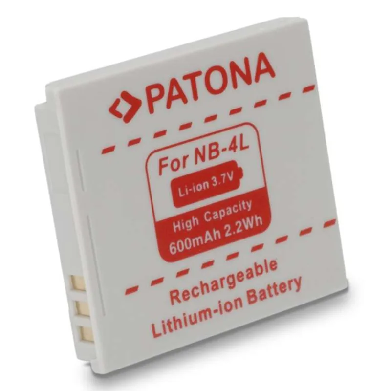 PATONA baterie pro foto Canon NB-4L 600mAh (PT1004)
