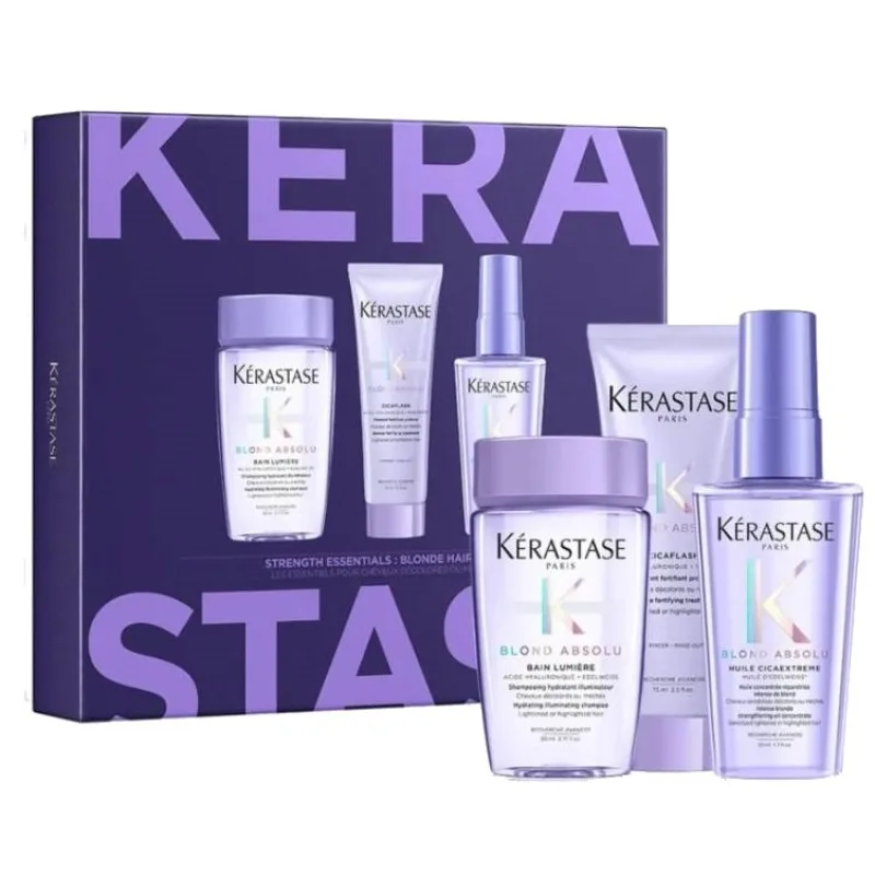 Kerastase Blond Absolu set šampón 80ml + kondicionér na vlasy 75ml + olej na vlasy 50ml
