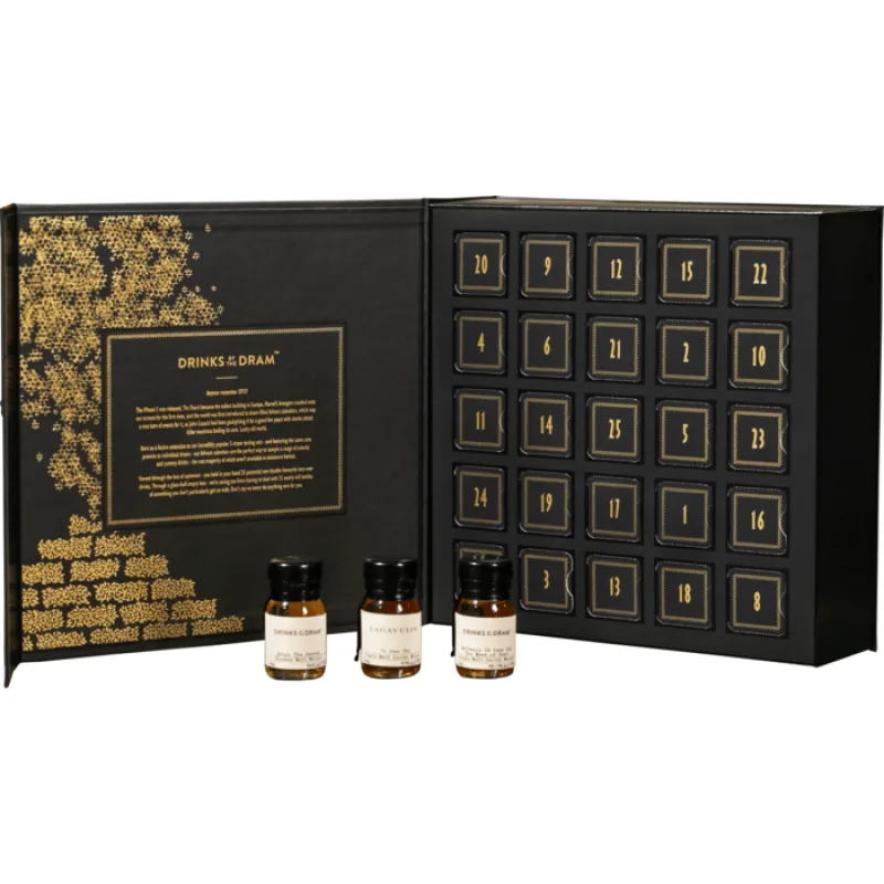 Drinks by The Dram The Peaty Whisky Advent Calendar 2025 25x0,03l 48% 0,75l