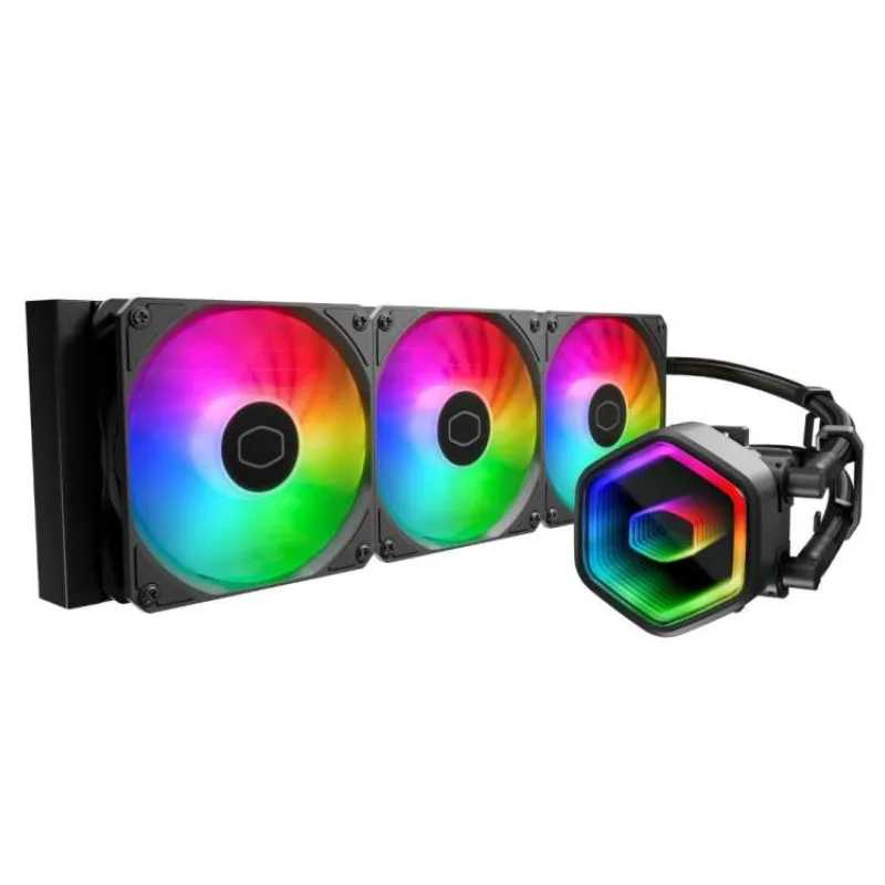 Cooler Master vodní chladič MasterLiquid 360 Core II, 3x120mm, LGA1851, AM5, černá (MLW-D36M-A18PA-R1)