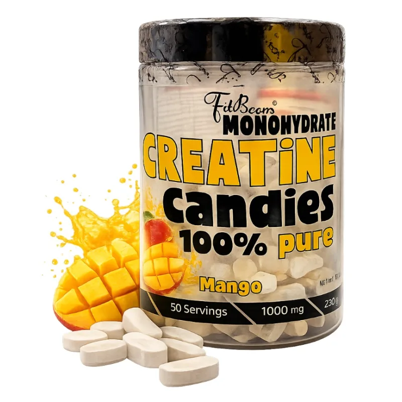 Creatine Candies 250 tabliet - FitBoom Príchuť: Mango