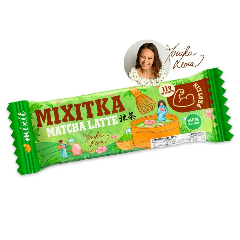 Mixit Mixitka Matcha latte s prebiotikami 43g