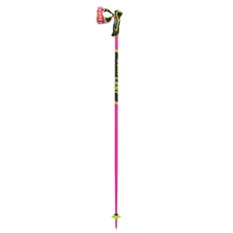 Lyžařské sjezdové hole Leki World cup racing TBS S 3D,neonpink/black/neonyellow 2020/21