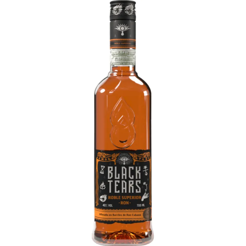 Black Tears Roble Superior Rum 40% 0,7 l (čistá fľaša)