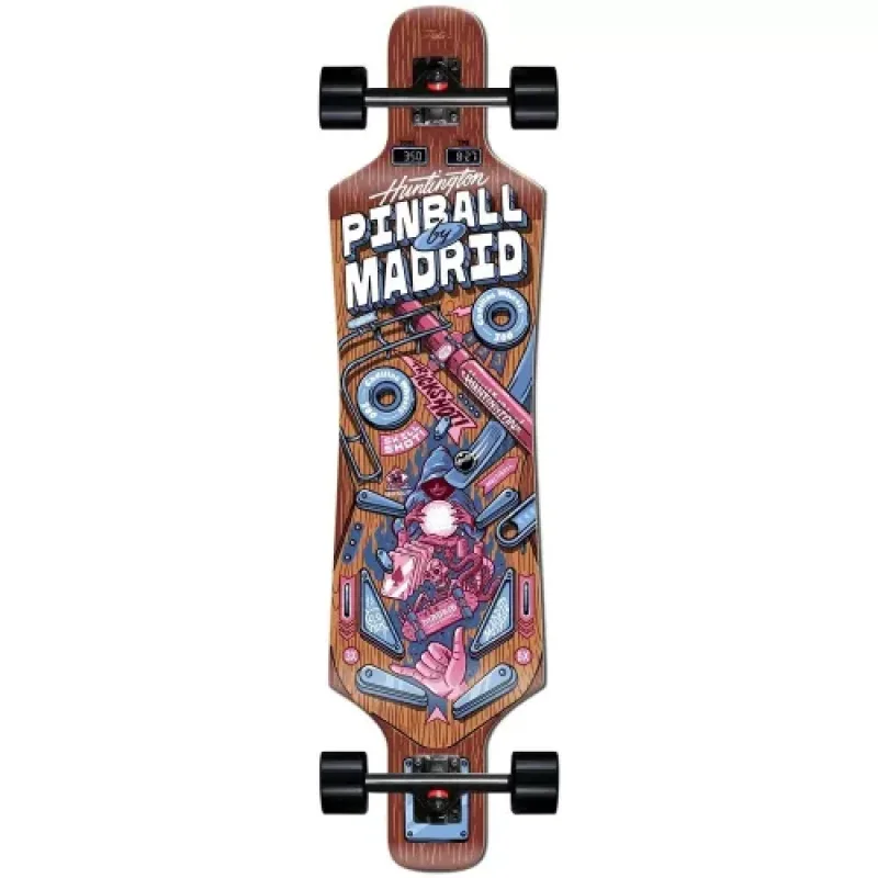 Madrid Spade Top Mount Longboard 39" - Pinball Wizard