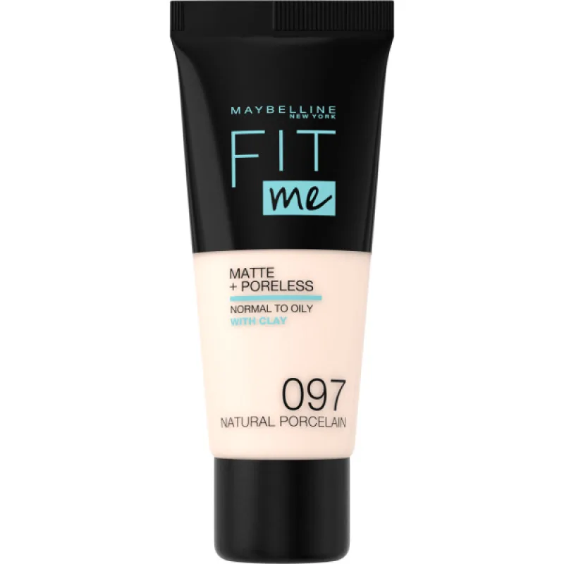 Maybelline, Fit Me Matte & Poreless Foundation matujúci podkladový krém 097 Natural Porcelain 30ml