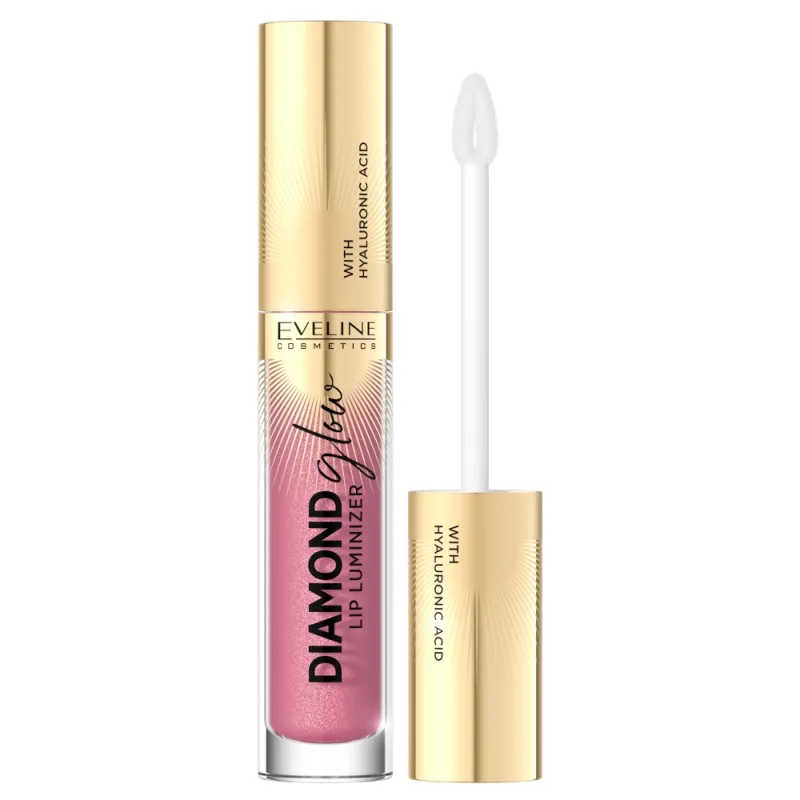 Eveline Cosmetics, Diamond Glow Lip Luminizer s kyselinou hyalurónovou 05 Toffee 4,5 ml