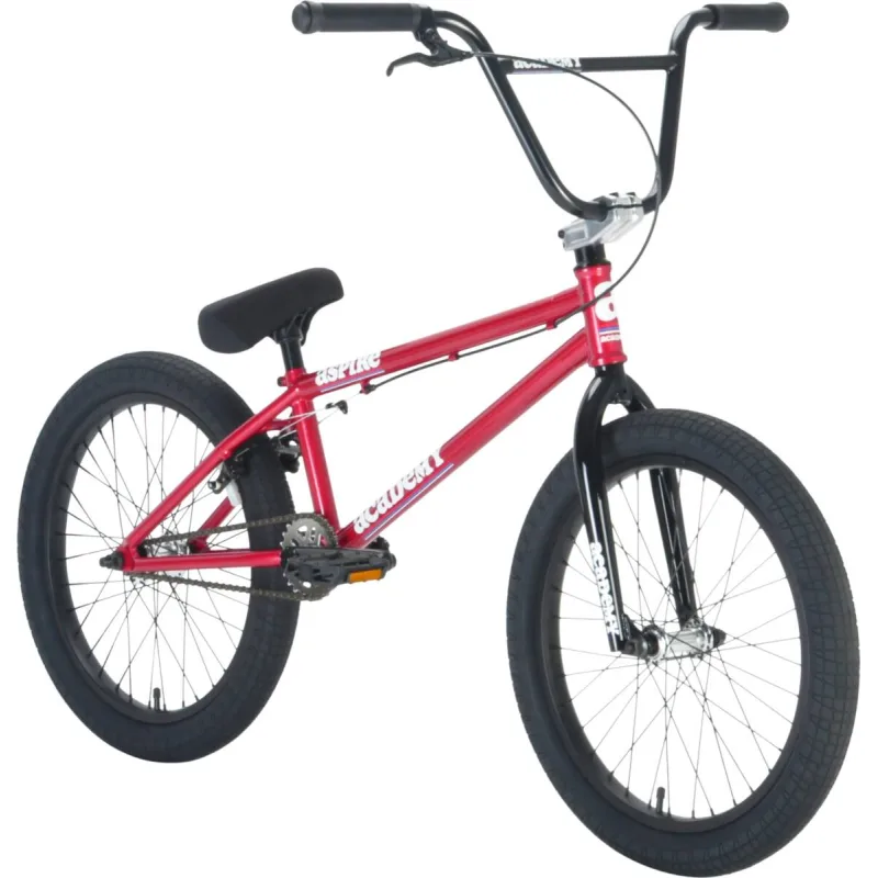 Bicykel Academy Aspire 20" BMX Freestyle Bike - Dark Red