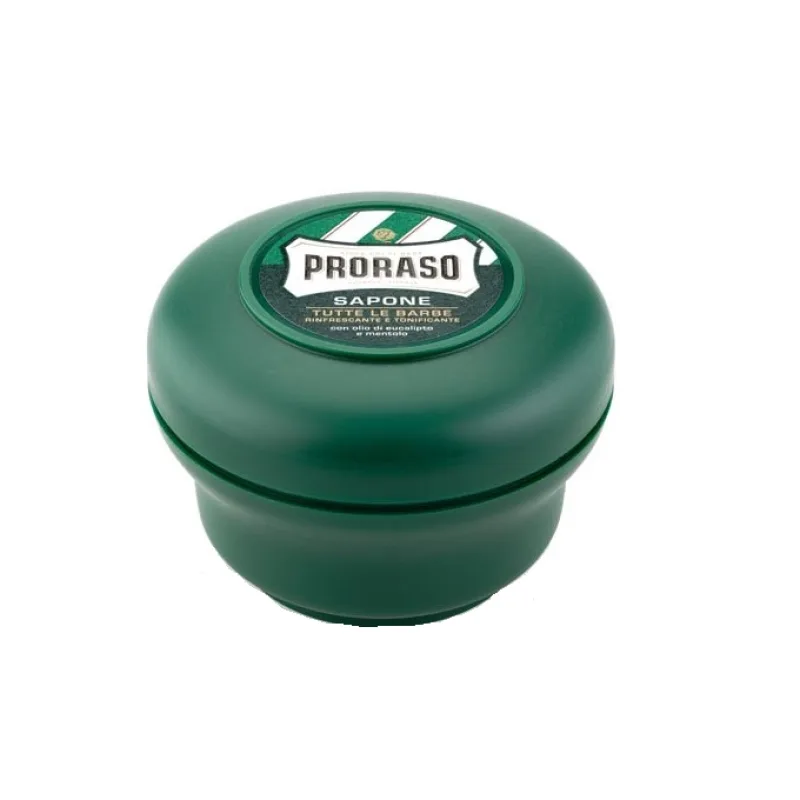 Proraso, Sapone osviežujúce mydlo na holenie v tégliku s eukalyptovým olejom a mentolom 150ml