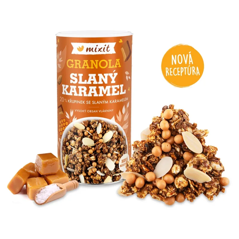 Mixit Granola z pece - Slaný karamel 550g