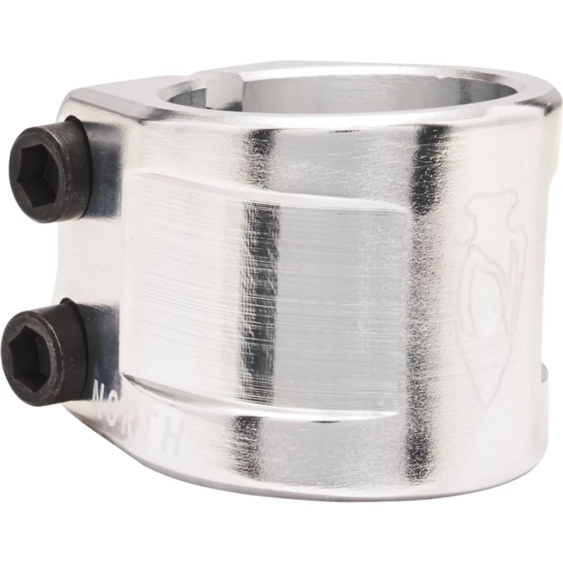 North Axe V2 Double Clamp - Silver