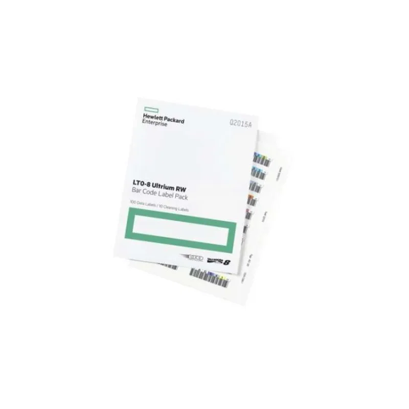 HPE LTO-8 Ultrium RW Bar Code Label Pack (Q2015A)
