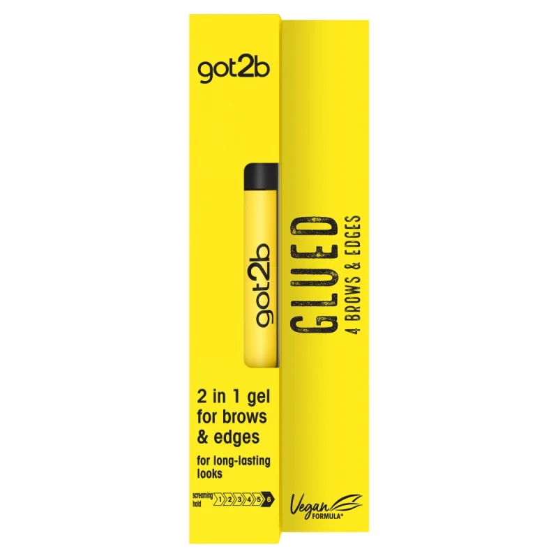 Got2B, Glued 4 Brows &amp; Edges Gél na obočie a vlasy 2 v 1 16 ml