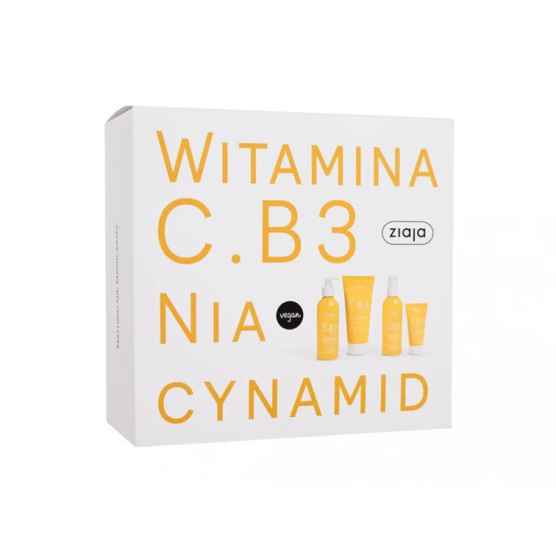 Ziaja Vitamin C.B3 Niacinamide, Telový balzam, 200 ml, telový balzam Skin Renewal Body Balm 200 ml + pleťový krém Skin Renewal Wake Me Up Face Cream 5