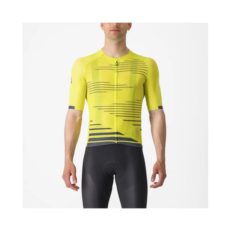 Cyklistický dres Castelli Climber's 4.0 Jersey žlutý 2024