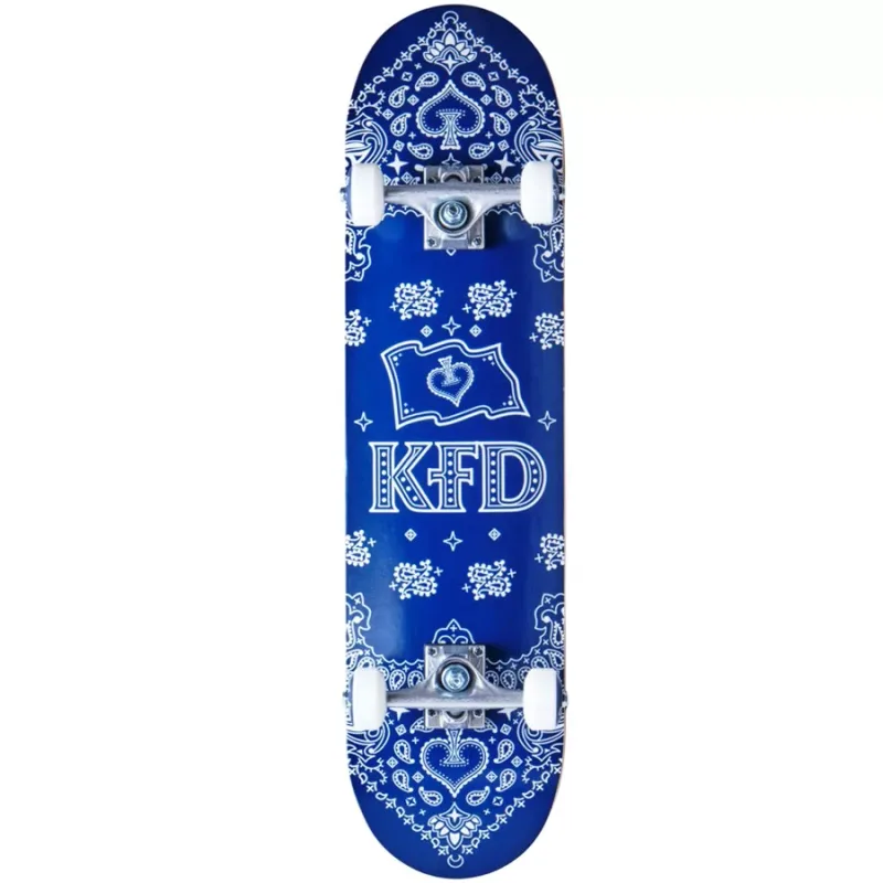 KFD BANDANA 7.75" SKATEBOARD - NAVY