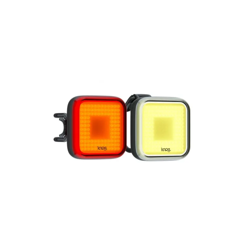 Přední a zadní světlo na kolo KNOG Binder Square Twinpack
