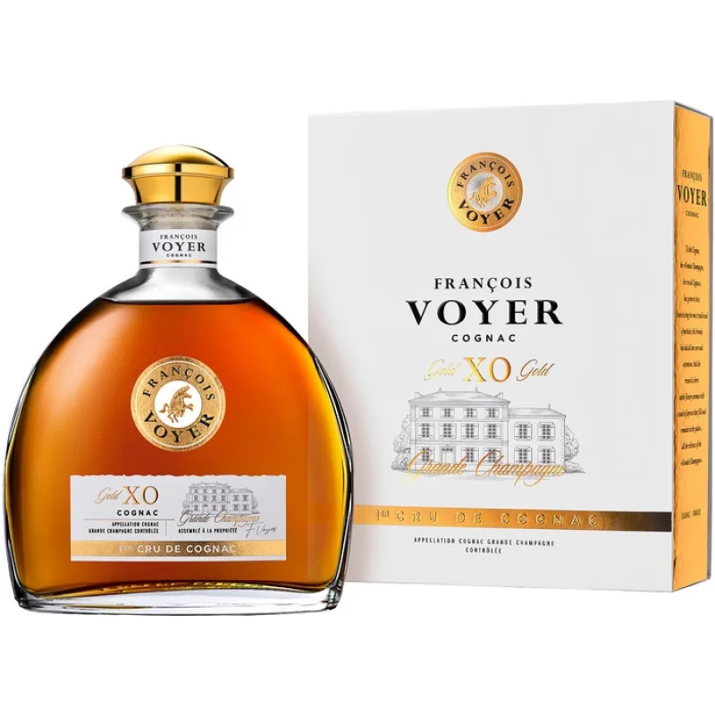 François Voyer Cognac Grande Champagne XO Gold 40% 0,7 l (kartón)