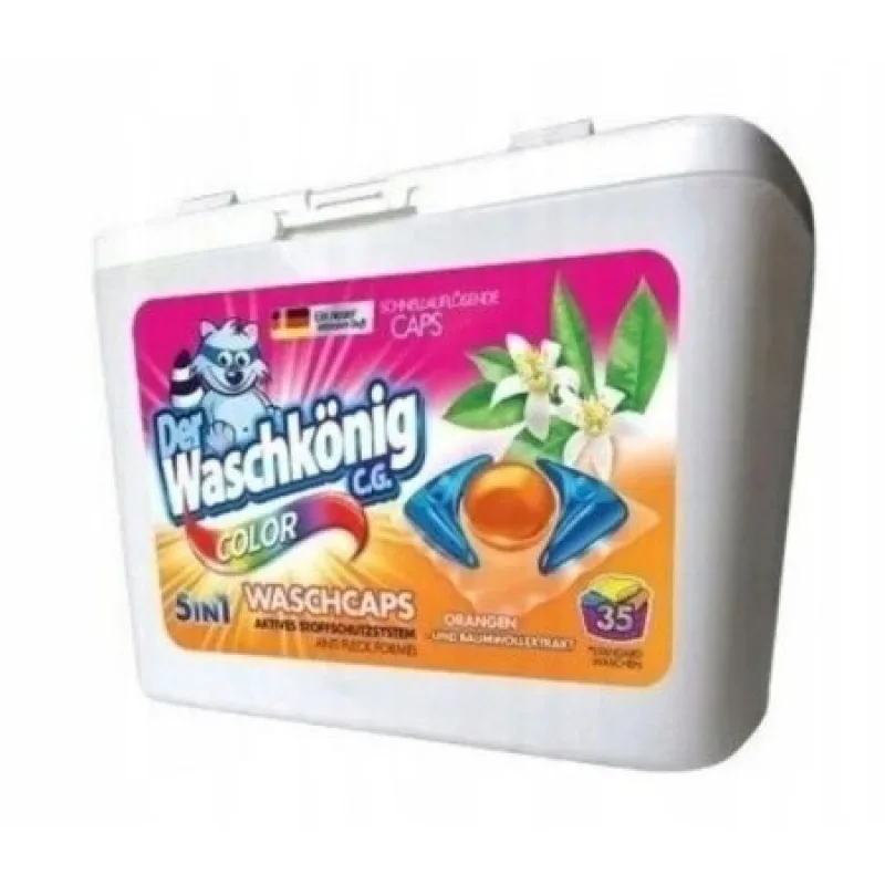 Der Waschkönig (Der Waschkonig) Orange Color gélové tablety na pranie 35ks