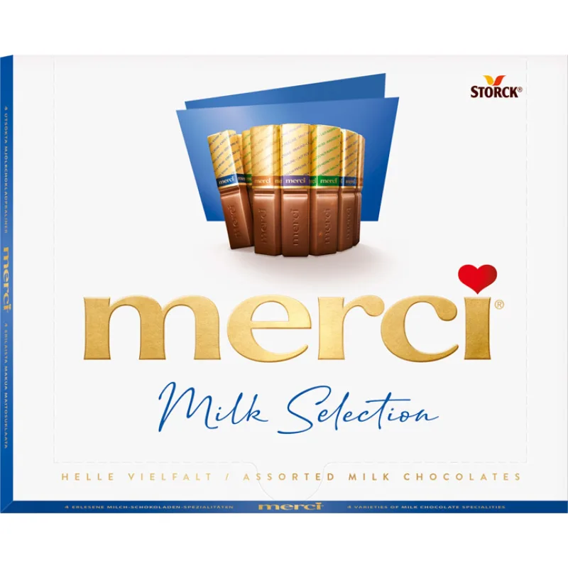 Storck Merci Finest Selection pralinky mliečne 250 g