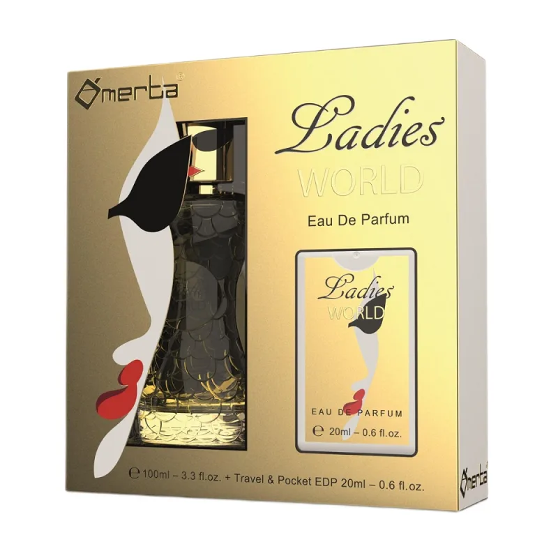 Omerta Ladies World set parfumovaná voda 100ml + parfumovaná voda 20ml