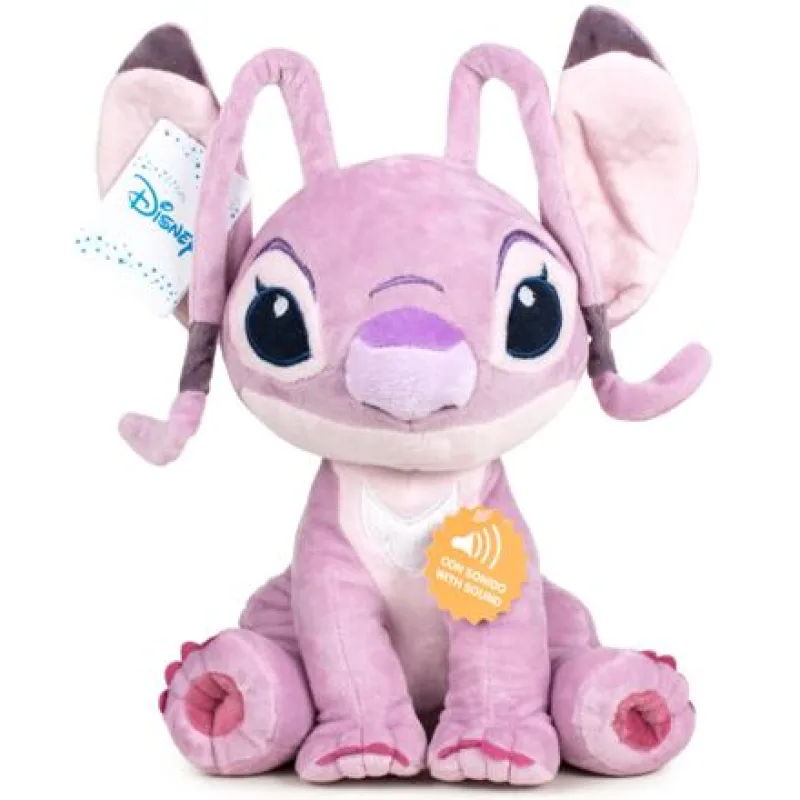 Play by Play Disney Stitch plyšák Angel se zvuky 26 cm