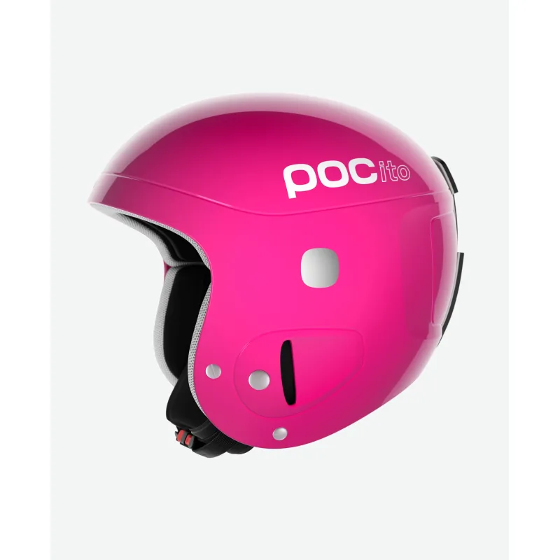 Dětská sjezdová helma POC POCito Skull Fluorescent Pink