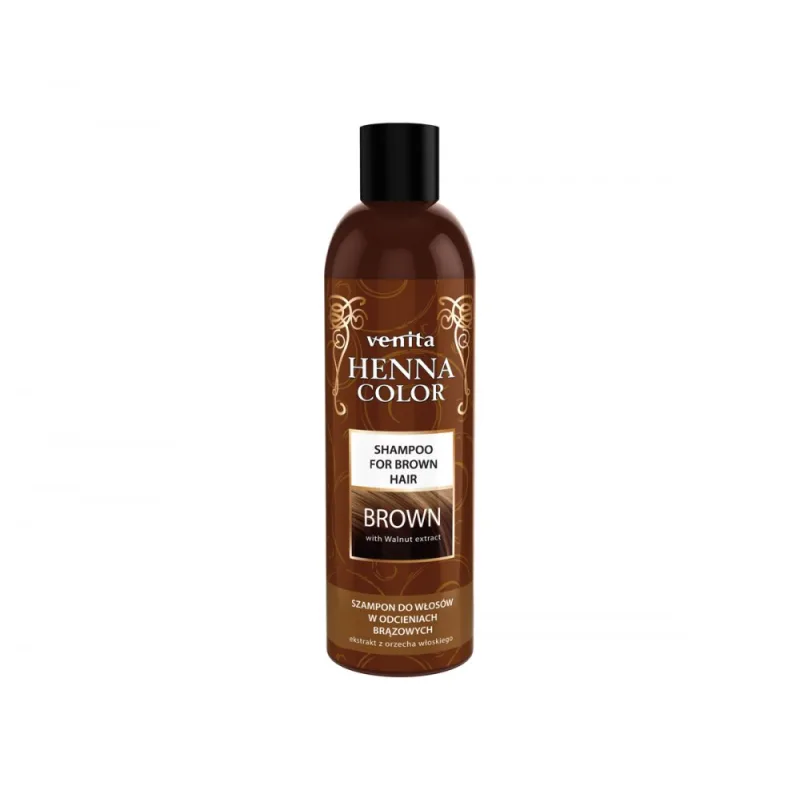 Venita, Henna Color Brown bylinný šampón na hneďé vlasy 250ml