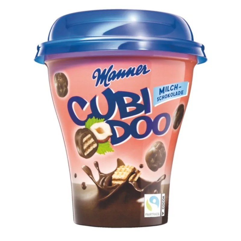 Manner Cubidoo 140g mini oblátky v tégliku