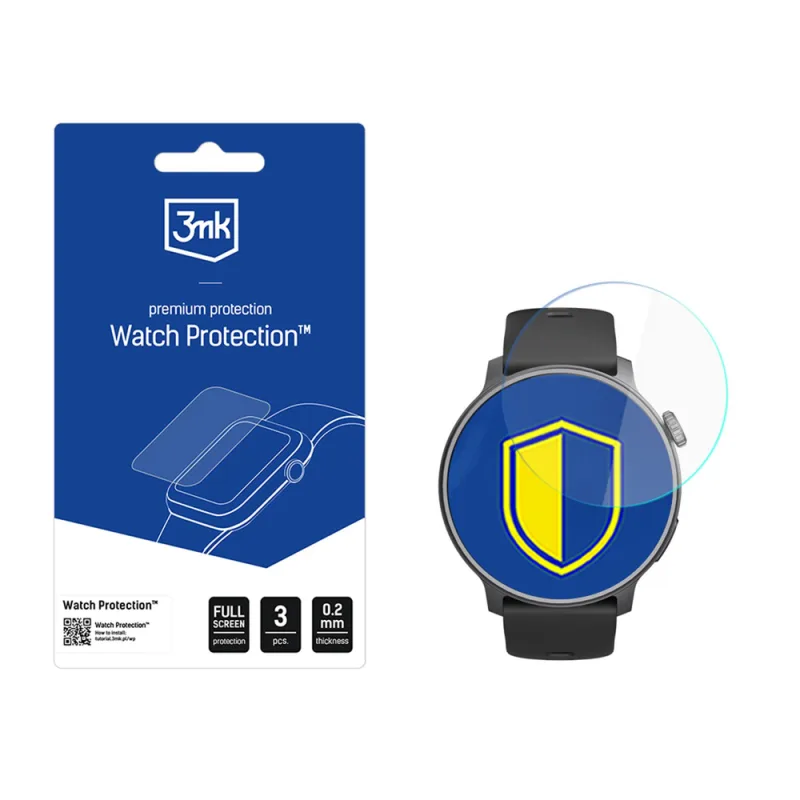 Ochranná fólia pre hodinky 3mk ARC Smartwatch pre STELIO Activ AI GPS 46 mm