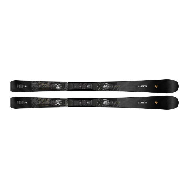 Dámské rekreační lyže Lusti LADIES LIGHT 76 + vázání VIST VSP 310 Speedspacer