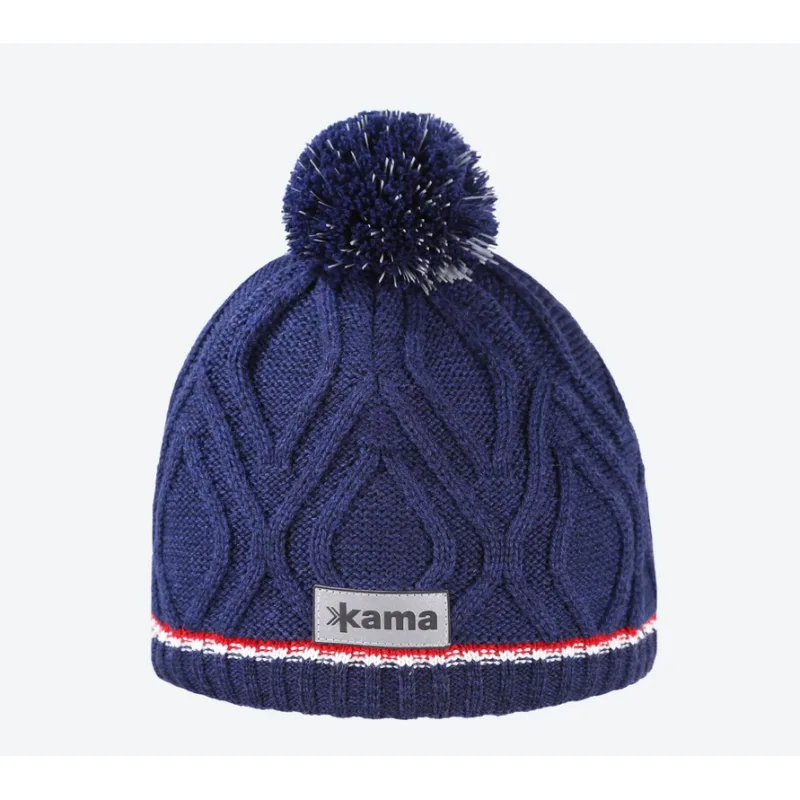 Dětská Merino čepice Kama B90 108 tmavě modrá