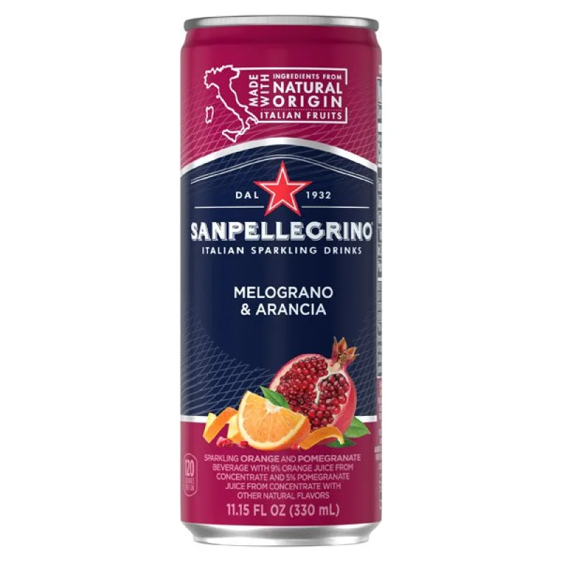 San Pellegrino Granátové jablko-pomaranč 330ml x6
