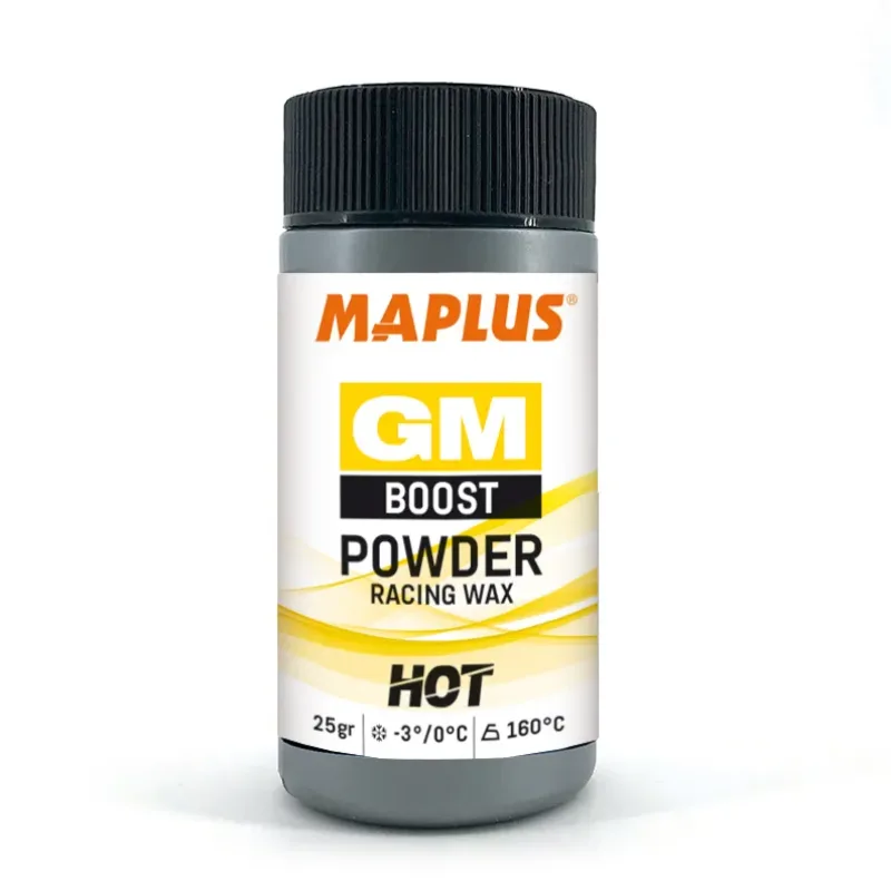 Závodní bezfluorový prášek Maplus GM Boost Powder Hot -3°/0°C 25gr