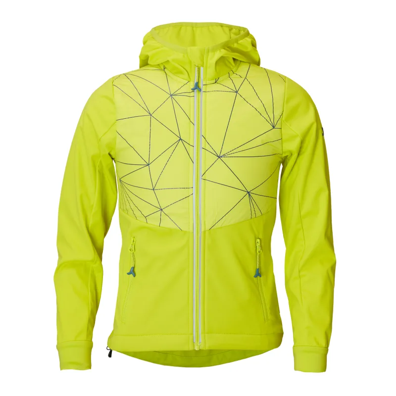 Dětská běžecká bunda Silvini Rognoza lime-ocean CJ1719 2021/22