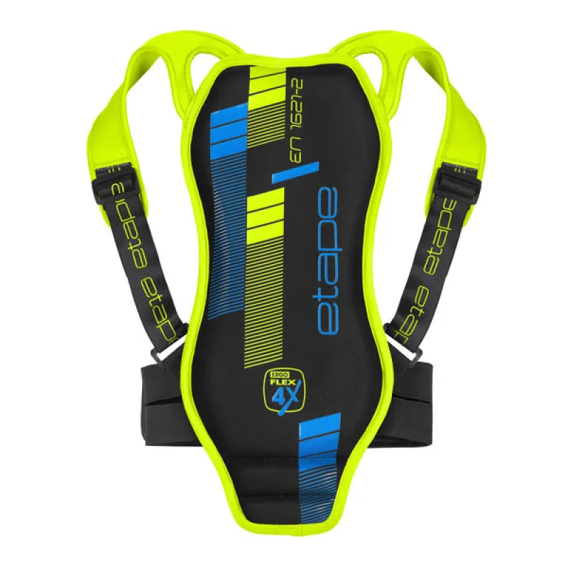 Dětský chránič páteře Etape BACKBONE černá/limeta