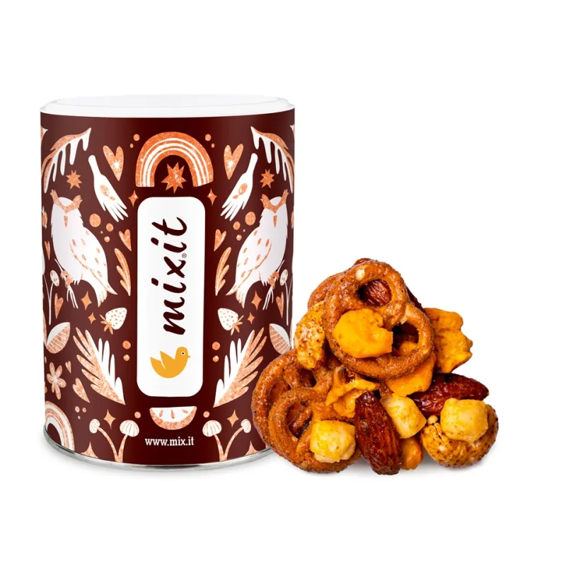 Mixit Crunchy mix - Syr, oriešky a praclíky s medom a chilli 300g