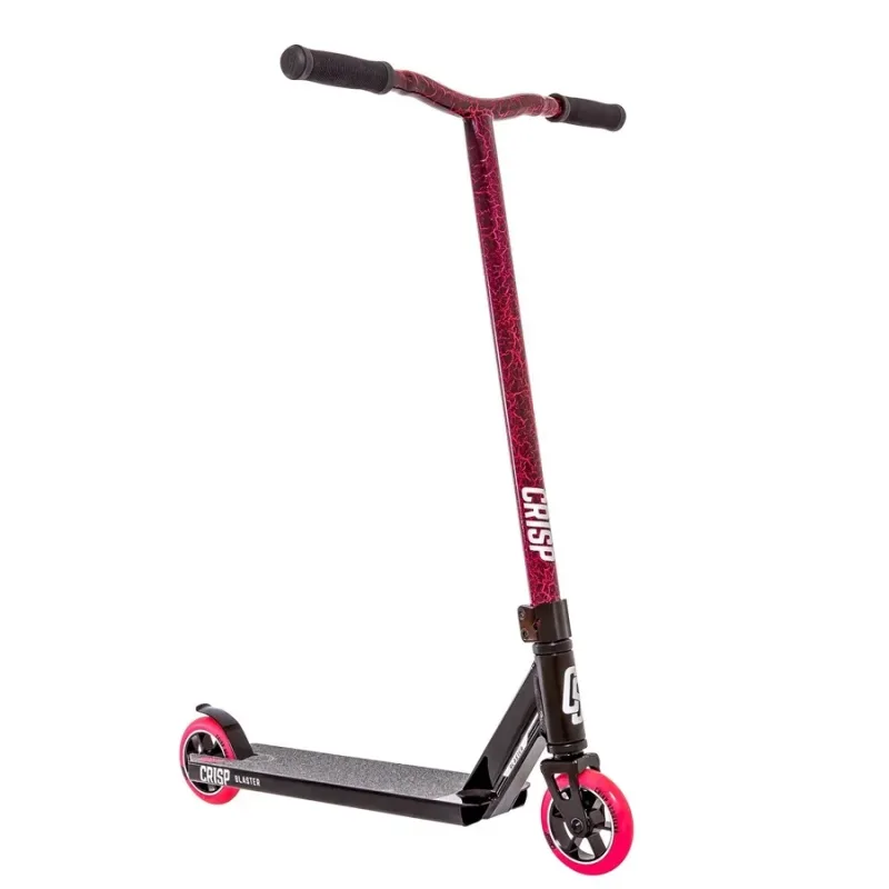 Freestylová kolobežka Crisp Blaster Scooter - Black Pink Cracking