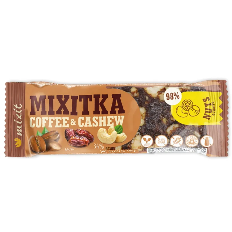 MIXIT Mixitka bez lepku káva a kešu 44 g