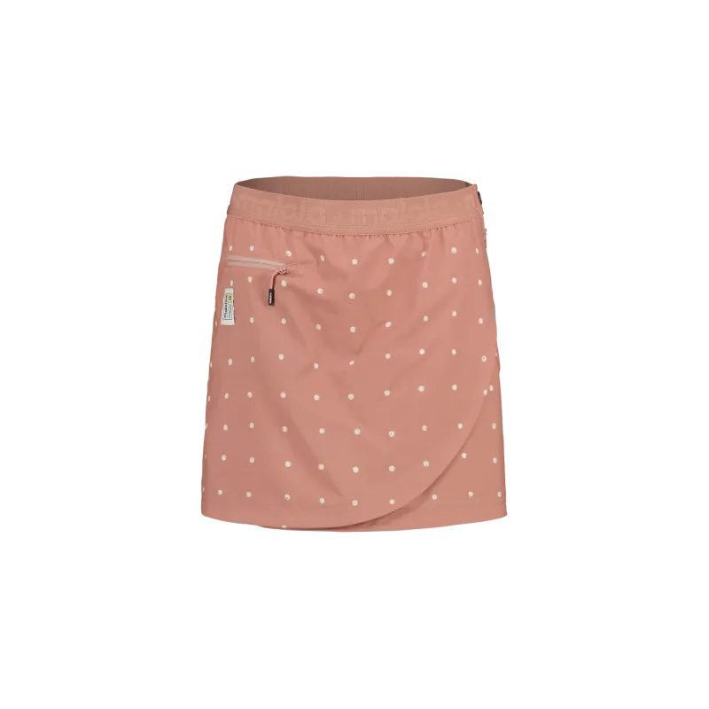 Cyklistická sukně dámská Maloja GermerM. mauve bubbledots