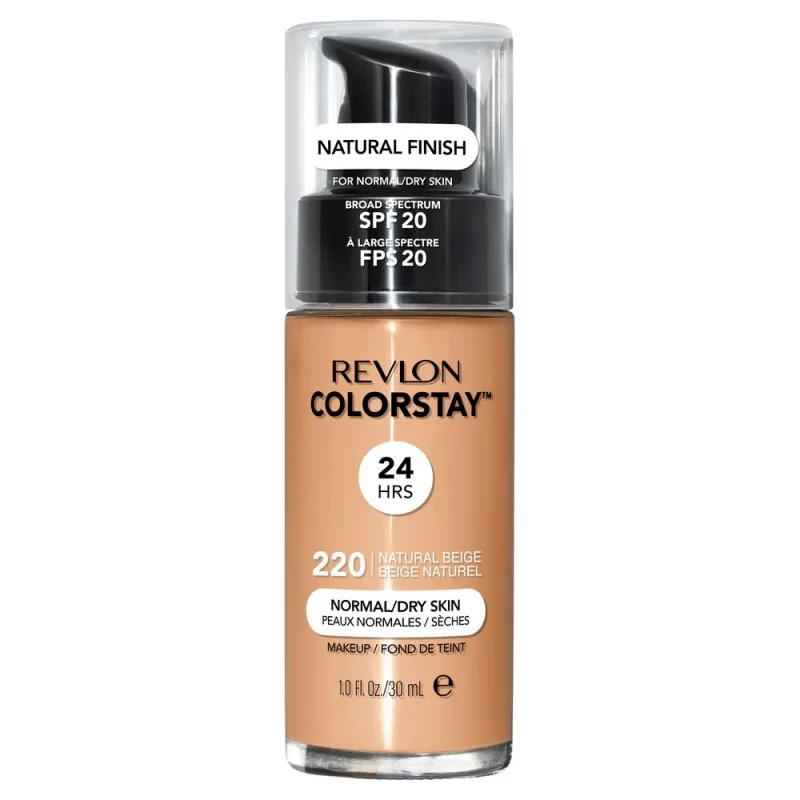 Revlon, ColorStay™ Makeup for Normal/Dry Skin SPF20 podkladová báza pre normálnu až suchú pleť 220 Natural Beige 30ml