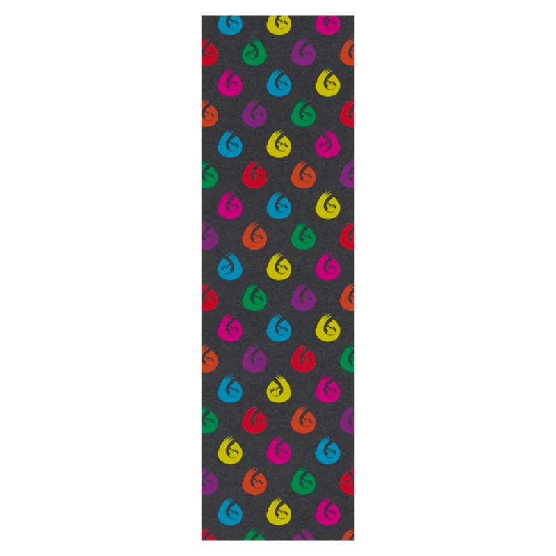 Hella Grip Sloth Dot Rainbow Black Griptape