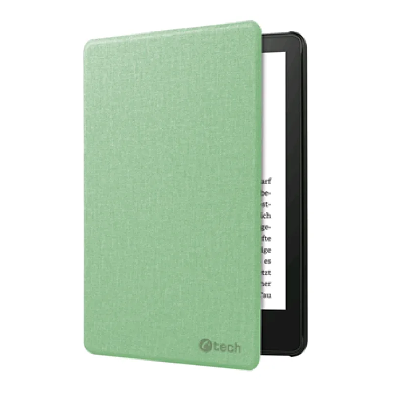 C-TECH PROTECT pouzdro pro Amazon Kindle TOUCH 2024, WAKE/SLEEP funkce,hardcover, AKC-22, matcha AKC-22M